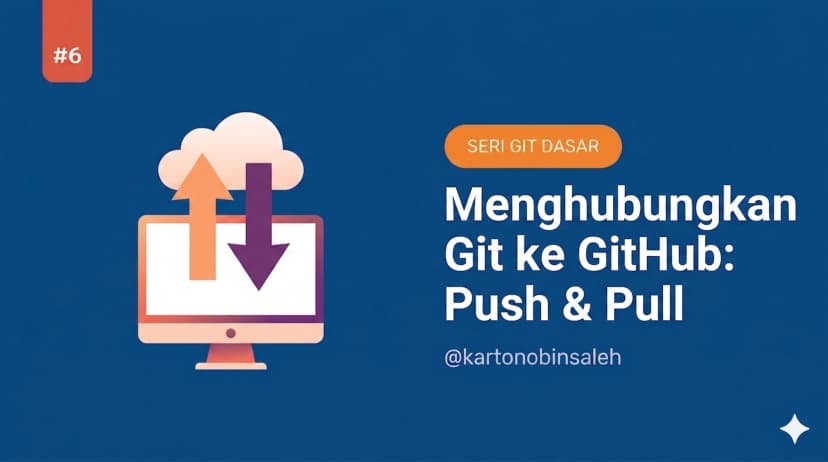 Menghubungkan Git ke GitHub: Push dan Pull (Dasar Git #6)